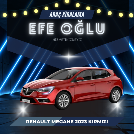 Renault megane 2023 kırmızı